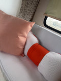 Coussin orange corail